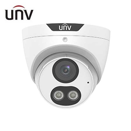 UNV 5MP White Light Eyeball(2.8mm,PoE,Metal,30m IR)